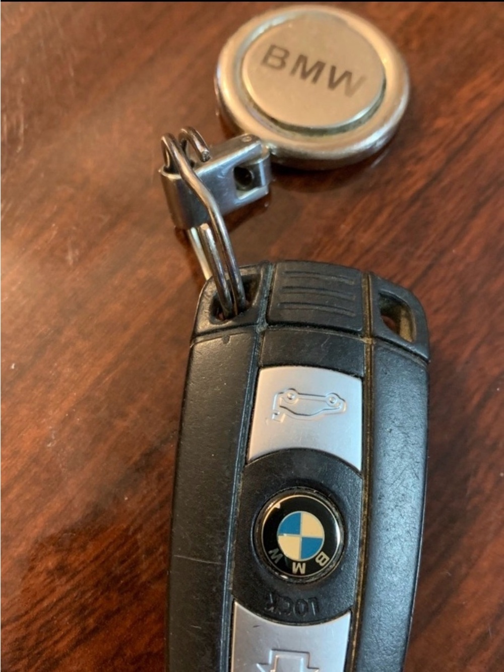 BMW Black and Silver Key Fob with Roundel BMW 2014 X5 Key Remote